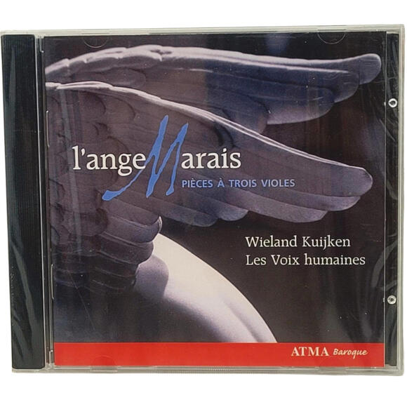 LES VOIX HUMAINES WIELAND KUIJKEN - L'ange Marais: Pieces A Trois Violes - CD
